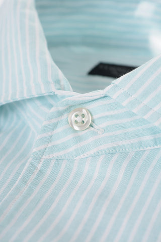 ID Awning Striped Linen Blend Shirt
