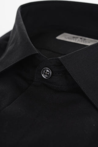CC COLLECTION Popeline Cotton Shirt with Cuffs
