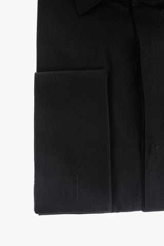 CC COLLECTION Popeline Cotton Shirt with Cuffs