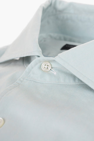 ID Standard Collar Twill Cotton Shirt