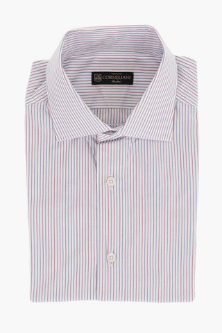 Pinstriped Popeline Cotton Shirt