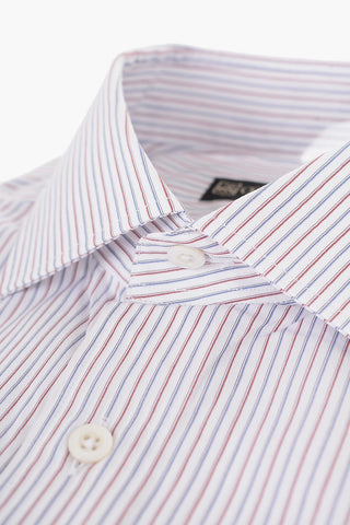 Pinstriped Popeline Cotton Shirt
