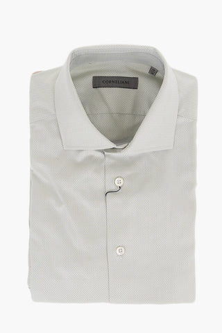 Camicia in Cotone COUTURE con Motivo Geometrico
