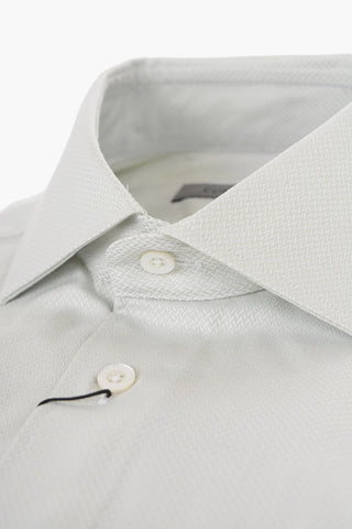 Camicia in Cotone COUTURE con Motivo Geometrico