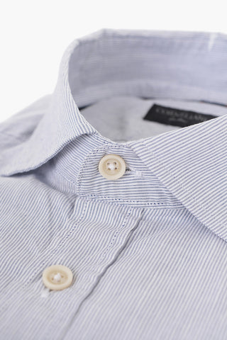 ID Pinstriped Cotton Blend Shirt