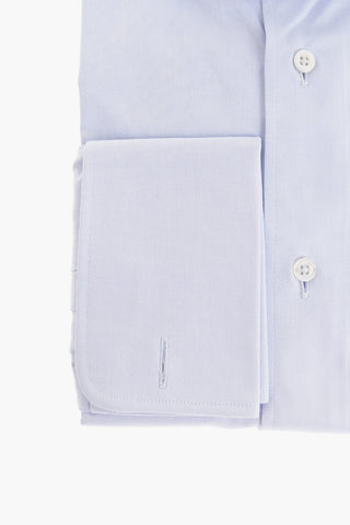 Twill Cotton Shirt with Standard Collar
