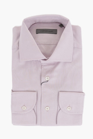 Camicia in Cotone con Motivo Geometrico