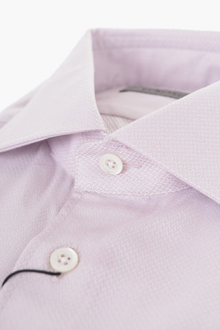 Camicia in Cotone con Motivo Geometrico