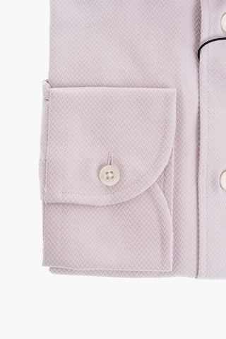 Camicia in Cotone con Motivo Geometrico