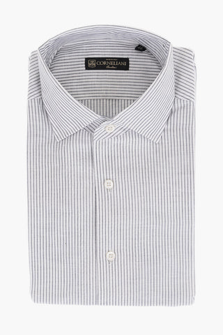 Awning Striped Linen Blend Shirt