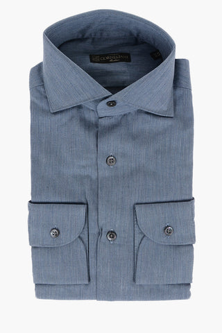 Standard Collar Cotton Shirt