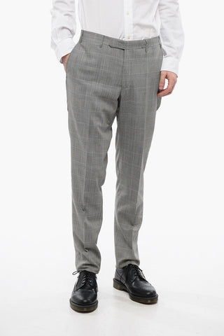 CC COLLECTION Pantaloni REFINED con Fantasia a Quadri