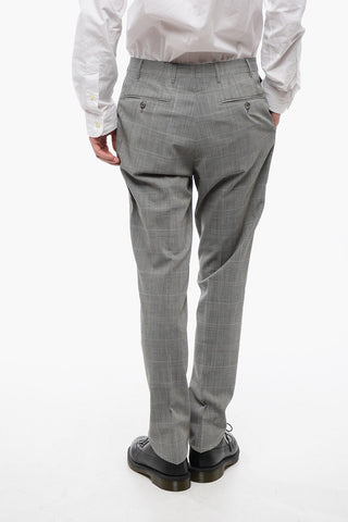 CC COLLECTION Pantaloni REFINED con Fantasia a Quadri