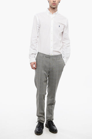 CC COLLECTION Pantaloni REFINED con Fantasia a Quadri