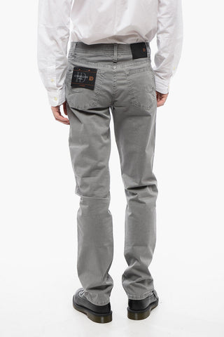 ID Slim LAZISE Denims with Ton-sur-ton Embroidery