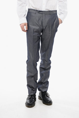Cotton and Silk-blended LEADER Pants