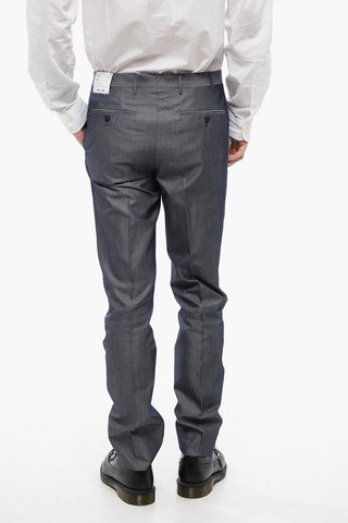 Cotton and Silk-blended LEADER Pants