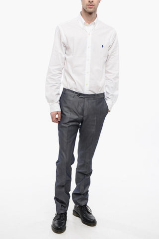 Cotton and Silk-blended LEADER Pants