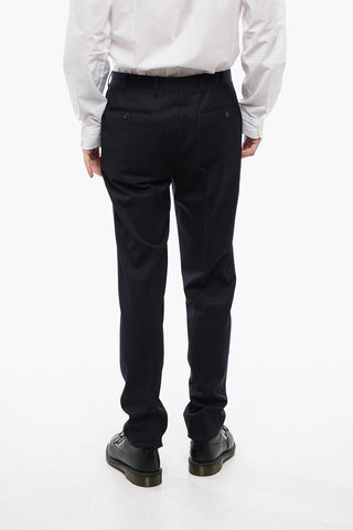 CC COLLECTION 4-Taschen-Hose aus Schurwolle mit Gürtelschlaufen