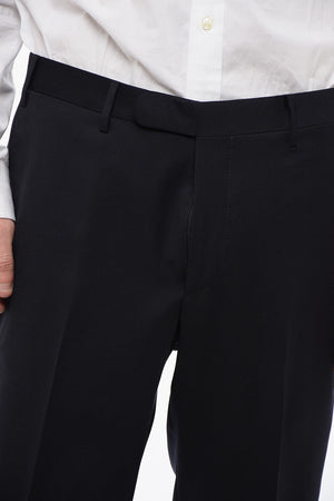 CC COLLECTION Pantaloni 4 Tasche in Lana Vergine con Passanti