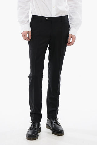 Mohair Blend ACADEMY Pants with Flush Pockets