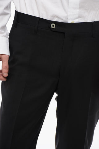 Mohair Blend ACADEMY Pants with Flush Pockets