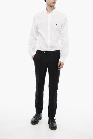 Mohair Blend ACADEMY Pants with Flush Pockets