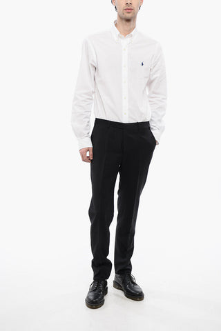 CC COLLECTION Virgin Wool REFINED Pants with Flush Pockets