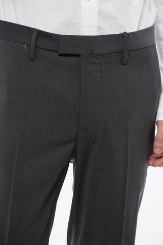 ROAD TO EXCELLENCE Stretch Virgin Wool Pants