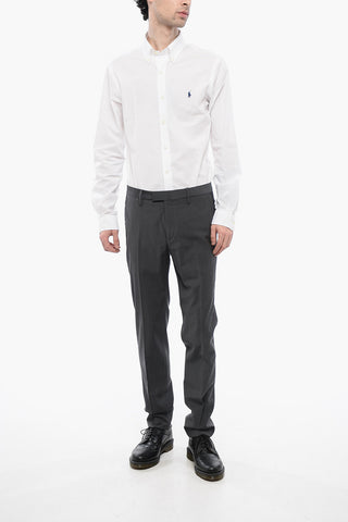 ROAD TO EXCELLENCE Stretch Virgin Wool Pants