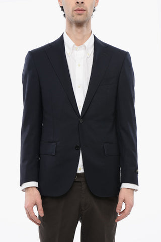 Blazer LEADER in Lana con Tasche ad Aletta