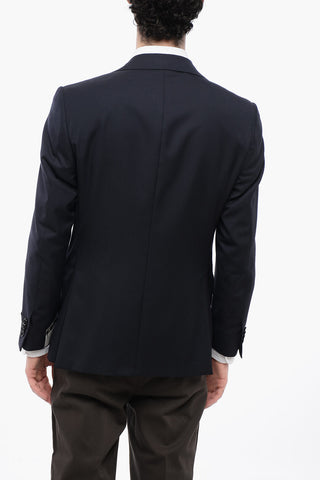 Blazer LEADER in Lana con Tasche ad Aletta