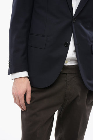 Blazer LEADER in Lana con Tasche ad Aletta