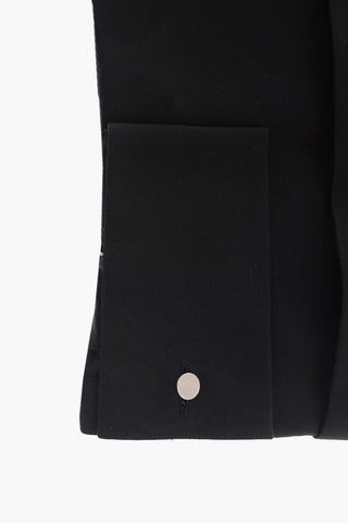 Cotton Blend Slim Fit Shirt with Cuffs