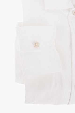 ID Linen Blend Shirt with Flush Breast-pocket