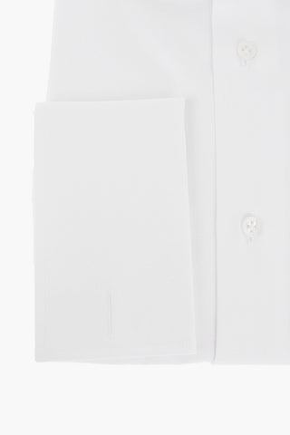 Popeline Cotton Shirt with Standard Collar