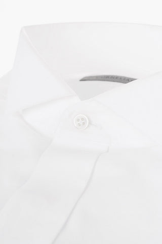 Wing-tip Collar Cotton Shirt
