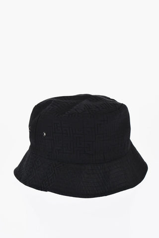 Reversible Bucket Hat with Satin Monogram