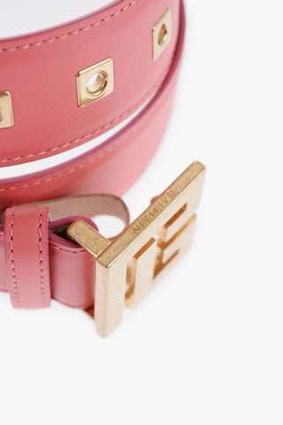 Ledergürtel Mit Logo-Schnalle 3,5CM