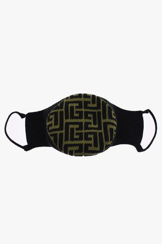Mascherina in Misto Cotone con Monogram