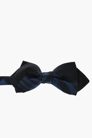 Striped Silk Bow Tie