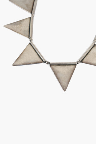 Oxyde Effect TRIANGLE Brass Necklace