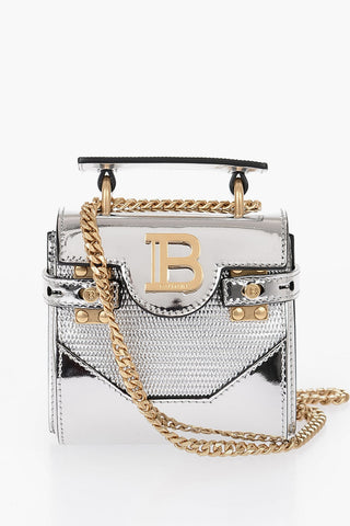 Mirror-effect Leather BBUZZ Mini Bag