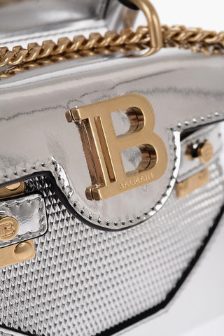 Mirror-effect Leather BBUZZ Mini Bag