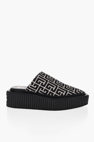 Monogram Sabot With Creeper Sole