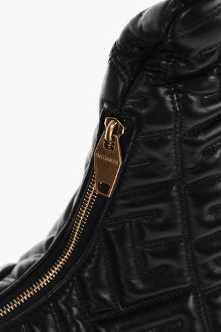 Quilted Shoulder Bag with Monogram
