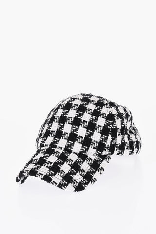 Cappello da Baseball con Motivo Pied de Poule