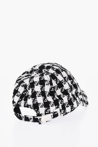 Cappello da Baseball con Motivo Pied de Poule