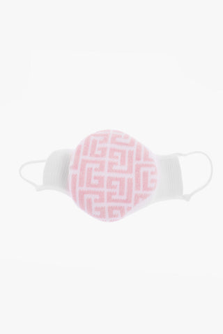 코튼 블렌드 페이스 마스크 모노그램