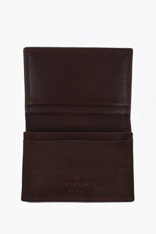 Grain de Poudre Leather Bifold Card Holder